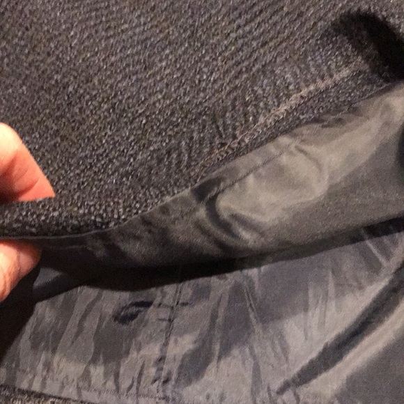 Blue Gap Tweed Zipper In Back  Fabric Mini Skirt Size 10 - Picture 4 of 8